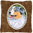 thumbnail image 1 of Carolines Treasures SS8736PW1414 Australian Shepherd Decorative Fabric Pillow, 1 of 4