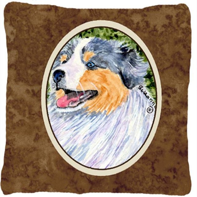 Carolines Treasures SS8736PW1414 Australian Shepherd Decorative Fabric Pillow