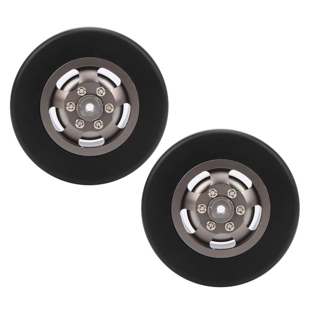 Keenso RC Wheel Rim Tire, High Wear Resistance 1/10 RC Tires For RC Car User For RC Vehicles