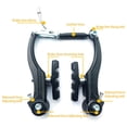 thumbnail image 2 of Brake Sets 2 Pairs Brake Sets Brakes Mountain Bike V Brake Kit, 2 of 8