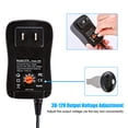 thumbnail image 4 of 30W Universal Ac To Dc Power Supply Adapter With 5V 2.1A Usb Port, Ac Plug-In Power 3V To Adjustable Output Voltage With 8 Dc Adapter Tips For Household Electronics, 4 of 7