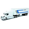 thumbnail image 1 of New-Ray Volvo Tractor and Trailer VN-780 1/32 Scale Pre-Built Model Semi Truck White, 1 of 4
