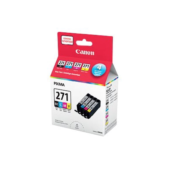 Canon CLI-271 Ink Cartridge - Black, Cyan, Magenta, Yellow