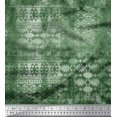 thumbnail image 1 of Soimoi Moss Georgette Fabric Aztec Southwestern Fabric Prints By Yard 42 Inch Wide, 1 of 3