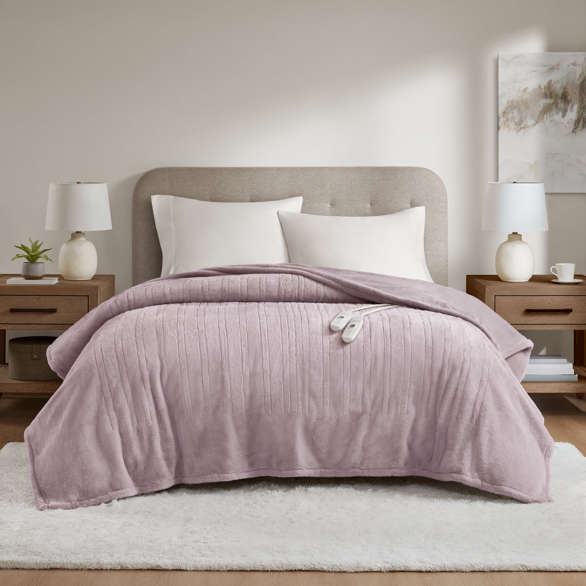 Beautyrest Luxury Faux Fur Heated Blanket