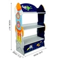 thumbnail image 4 of Teamson Kids Bibliothèque en Bois pour Enfants de l'Espace Extérieur w/ Storage, 4 of 9