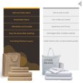 thumbnail image 3 of SGI Bedding 1000 TC Egyptian Cotton Bed Sheet Set - Full Size Sheets 1000 Count Sheets for Full Size Bed - Soft, Durable Sheets Cotton Sheets in 1000 TC 15" Deep Taupe, 3 of 6