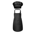 thumbnail image 1 of Child Craft Apron and Hat Set Front Pocket Bib Apron + Elastic Band Cap, 1 of 6