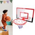 thumbnail image 4 of Ensemble de Mini Panier de Basketball, Panier de Basketball Rouge et Noir Multifonction Complet pour l'Intérieur, 4 of 8