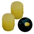 thumbnail image 4 of 2x Car Valve Caps Covers Caps Luminous Wheels Hat Luminous for Universal Cars Electric Vehicle Yellow, 4 of 7