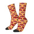 thumbnail image 1 of Lsque Chaussettes Montantes pour Hommes Imprimées Voitures Rouges, Chaussettes en Coton Douces, Durables, Respirantes et Évacuant l'Humidité avec Contrôle des Odeurs, 1 of 5