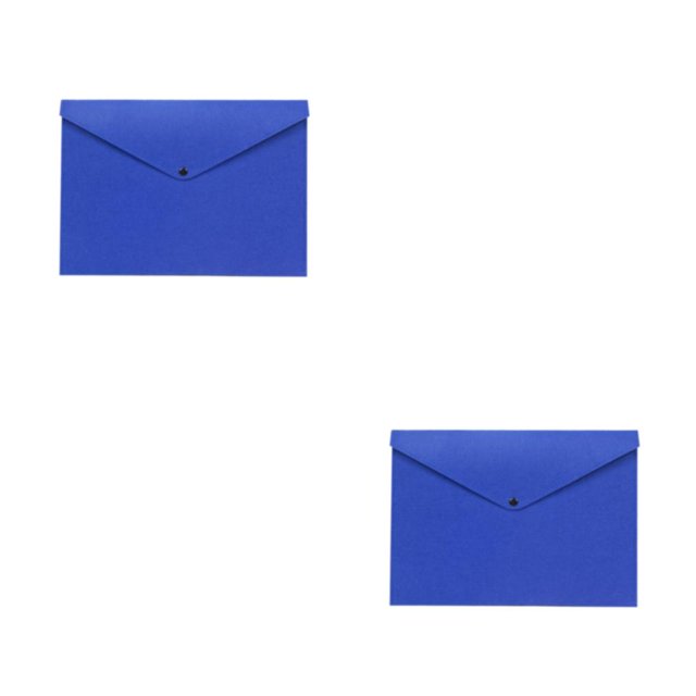 Youkk Convenient File Document Bag Store And Sort With Ease Easy Access To Supplies Felt Folder Organizer blue 2Set