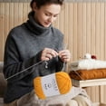 thumbnail image 4 of Fridja 50g Yarn for Crocheting, 4 Strands Of Combed Milk Cotton Easy Yarn for Beginners, Beginner Yarn for Crocheting, Crochet Knitting Yarn, Crochet Yarn for Beginners Crochet DIY Kit Making, 4 of 4