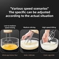 Mistaha Wireless Stand Mixer with Dual Beaters, 5-Speed Adjustment ...