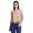 thumbnail image 4 of Moomaya Printed Womens Spaghetti Strap Crop Top Cami Summer Tops, 4 of 5