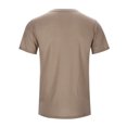 thumbnail image 3 of Hiiyo T-Shirt Uni pour Homme Grande Taille, Manches Courtes, Col Rond, Tailles M-TTTTG, 3 of 7