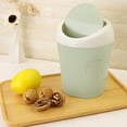 thumbnail image 3 of Meitianfacai Mini Trash Can with Swing Lid, Small Desk Trash Can, Plastic Garbage Can for Countertop Coffee Bar Office Mini Wastebasket Bathroom Trash Can Kitchen Trash Can, 3 of 3