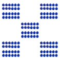 thumbnail image 3 of Transemion 24pieces Effective Decoration Balls Easy To Christmas Essentials Durable blue 5Set, 3 of 6