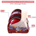 thumbnail image 4 of Costway Masseur de Pieds Shiatsu Pétrissage et Roulage Jambe Cheville Rouge, 4 of 10