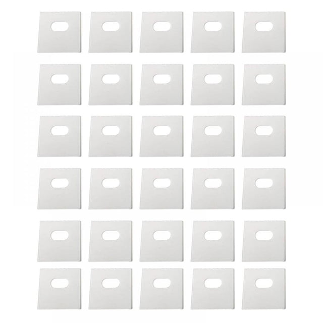 YOPTOP Vertical Blind Repair Tabs Clear Blind Fixers Vertical Blind Repair Vane Savers - Environmentally Friendly Blinds Replacement Slats & Parts for Windows,30pcs