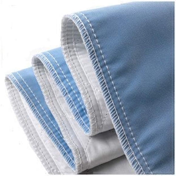 Platinum Care Pads Super Brush Ultra Soft Reusable Bed Underpad - Machine Washable & Dryable, Waterproof, Extra-Absorbent, Personal Care & Hospital Rated Under Pad (34"X36" Blue) (Pack of 4)