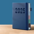 thumbnail image 2 of WHEANG Home Decor 2025 Academic Planner 2025 Monthly Tabs Daily Organizer Twin Wire Binding Pocket Folder Sticky Notes One Size Multi-Color, 2 of 9