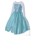 thumbnail image 2 of Princess Elsa Costumes Birthday Dress up Cosplay for Kids, 2 of 7