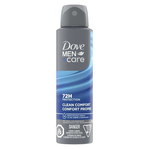 Dove Men+Care Antiperspirant Deodorant Dry Spray Clean Comfort, 107 g