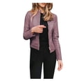 thumbnail image 2 of Drppepioner Veste Motard à Revers pour Femmes, Fermeture à Glissière, Courte, Punk, Grande Taille, 2 of 6
