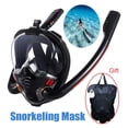 thumbnail image 3 of Masque de Snorkeling Adulte sous-Marin Anti-Buée Masque Intégral de Plongée Lunettes de Plongée Tuba Natation Équipement de Plongée, Portable et Léger, 3 of 7