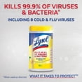thumbnail image 2 of LYSOL, lingettes désinfectantes, aux agrumes, 3x75 unités, 2 of 5