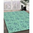 thumbnail image 3 of Ahgly Tapis Rectangulaire Lavable en Machine Intérieur Vert Menthe, 3 Pieds x 5 Pieds, 3 of 7