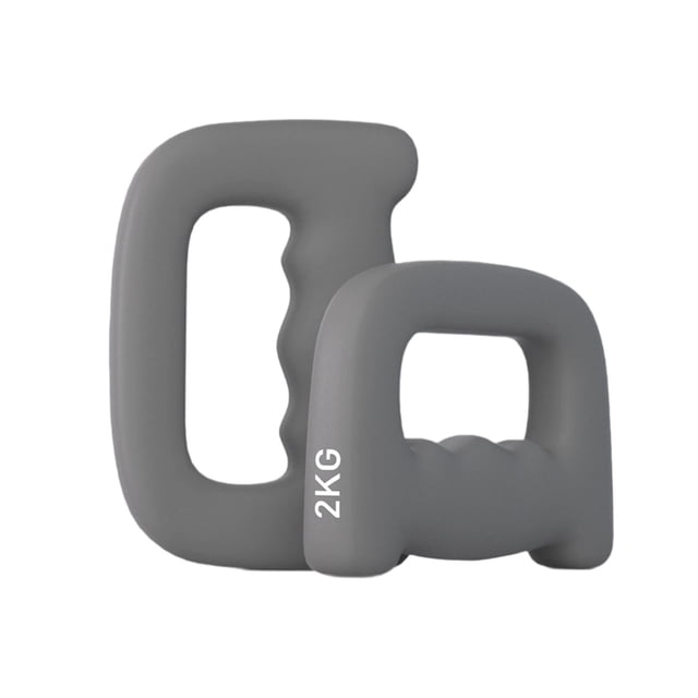 Wweixi 2piece Boxing Training Small Dumbbell For Boxing Hand Weight Men Women Elevate Strength Training Workouts Gray 2kg