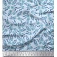 thumbnail image 1 of Soimoi Polyester Crepe Fabric Leaves & Floral Block Fabric Prints by Yard 52 Inch Wide, 1 of 3