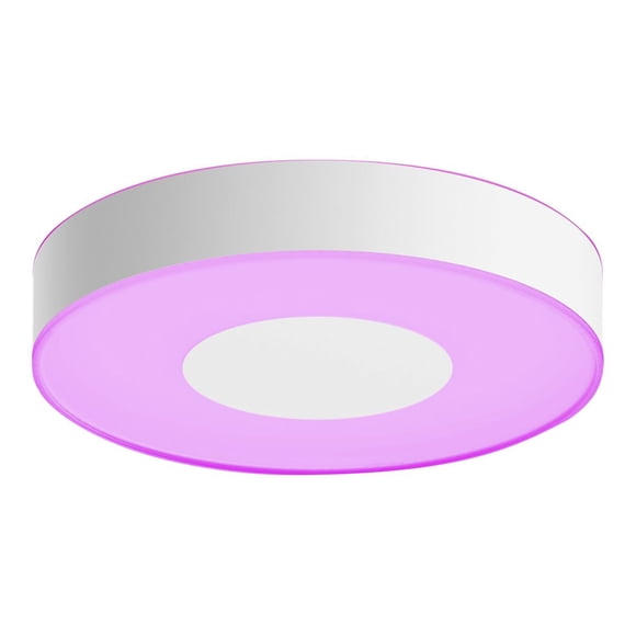 Philips Hue Infuse Medium Ceiling Lamp, White - White and Color Ambiance Color-Changing Smart LED Light - 1 Pack - Control with Hue App - Compatible with Alexa, Google Assistant, and Apple Homekit.