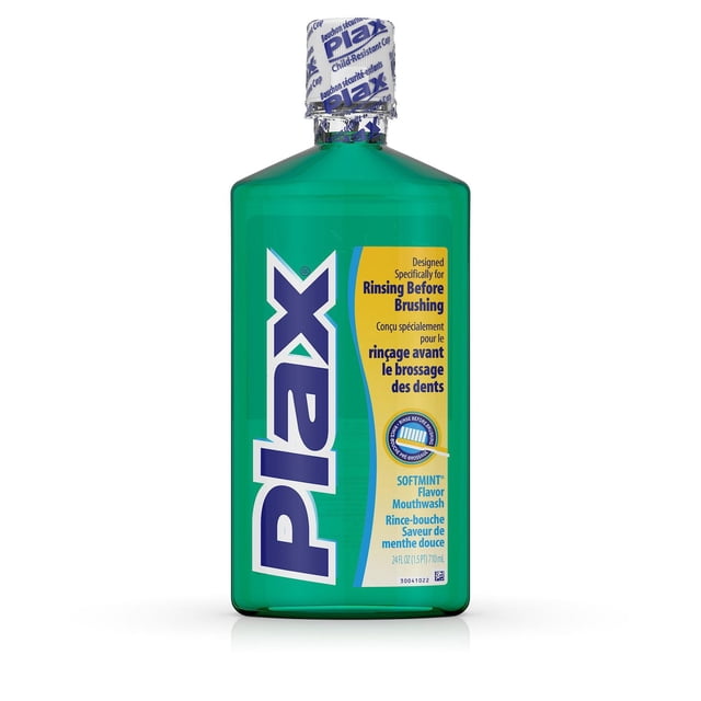 Plax® Advanced Formula Plaque Loosening Soft Mint Rinse Mouthwash