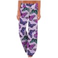 thumbnail image 1 of Pantalon de Détente à Jambe Grand pour Femmes, Confortable et Décontracté, Pyjama, Imprimé Floral, Taille Élastique, 1 of 4