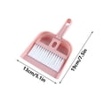 thumbnail image 2 of Mini Dustpan and Brush Set - Plastic Ergonomic Handle, Compact Portable, for Tables/Keyboards/Cars, Efficient Cleaning, 2 of 4
