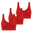 thumbnail image 1 of Birdeem 3 Pcs Soutien-Gorge Confortable Sans Armature Respirant pour Femmes, 1 of 12