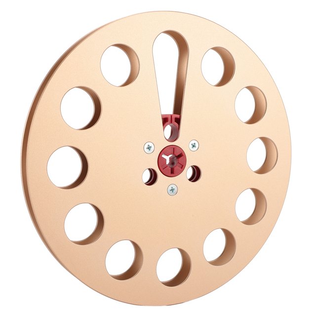 Empty Tape Reel, 1/4 7 Inch Aluminum Metal Reel, Aluminum Alloy Universal Open Reel Sound Tape Empty Take Up Reel, for Studer Universal Opening Machine Parts