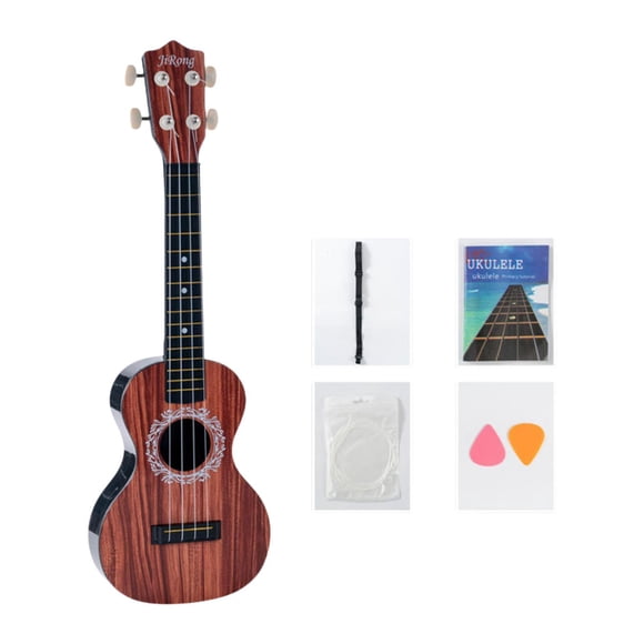 lionlar Guitare Jouet pour Enfants Classique Éducatif Musique Art pour Débutant pour Enfants grain de Bois Rouge