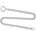 thumbnail image 1 of Gotham Stainless Steel Pocket Watch Chain Fob Curb Link 14" # GWCSTLCHAIN, 1 of 3