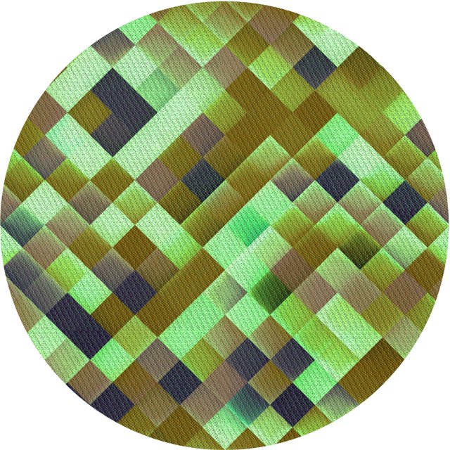 Ahgly Company Tapis d'Intérieur Lavable à la Machine, Carré, Transitionnel, Rouge Brun, Tapis de Zone, 3 Pieds Carré