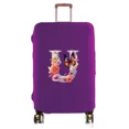 thumbnail image 1 of Travel Luggage Cover Baggage Suitcase Protector Washable Reusable Dustproof Scratch-proof Suitcase Cover Butterfly Print Pattern 8butterfly letter U M, 1 of 6