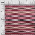 thumbnail image 1 of oneOone Polyester Lycra Fabric Argyle Ikat Printed Fabric 1 Yard 56 Inch Wide, 1 of 4