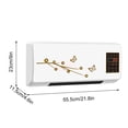 thumbnail image 3 of Wall Mounted Air Conditioner and Heater, Smart Split AC/Heating System with Remote, Portable Cooling & Heating Unit for Bedroom, Living Room, Office, Gift Idea, 3 of 9