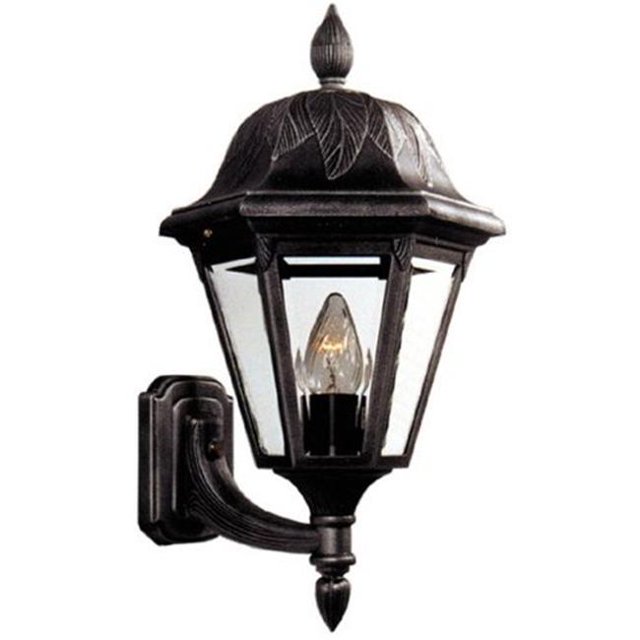 Special Lite Products Floral F-2947-BLK/BV Medium Bottom Mount Light, Black