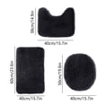 thumbnail image 3 of weibbin 3 Pcs Bathroom Rugs - Solid Color, Universal Soft Comfortable, Water Absorption, Non-Slip, Thick, Machine Washable, Easier to Dry for Bath Floor Mats, 3 of 8