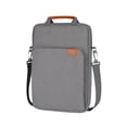 thumbnail image 3 of RRJ 3Pcs Laptop Bag, Lightweight Waterproof Polyester Shoulder Messenger Bag, 9.7-11 Inch Tablet Sleeve Case for Notebook Computer, Travel Office Work Commute, 3 of 9