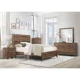 thumbnail image 2 of Topline Home Furnishing Table de chevet marron rustique, 2 of 4